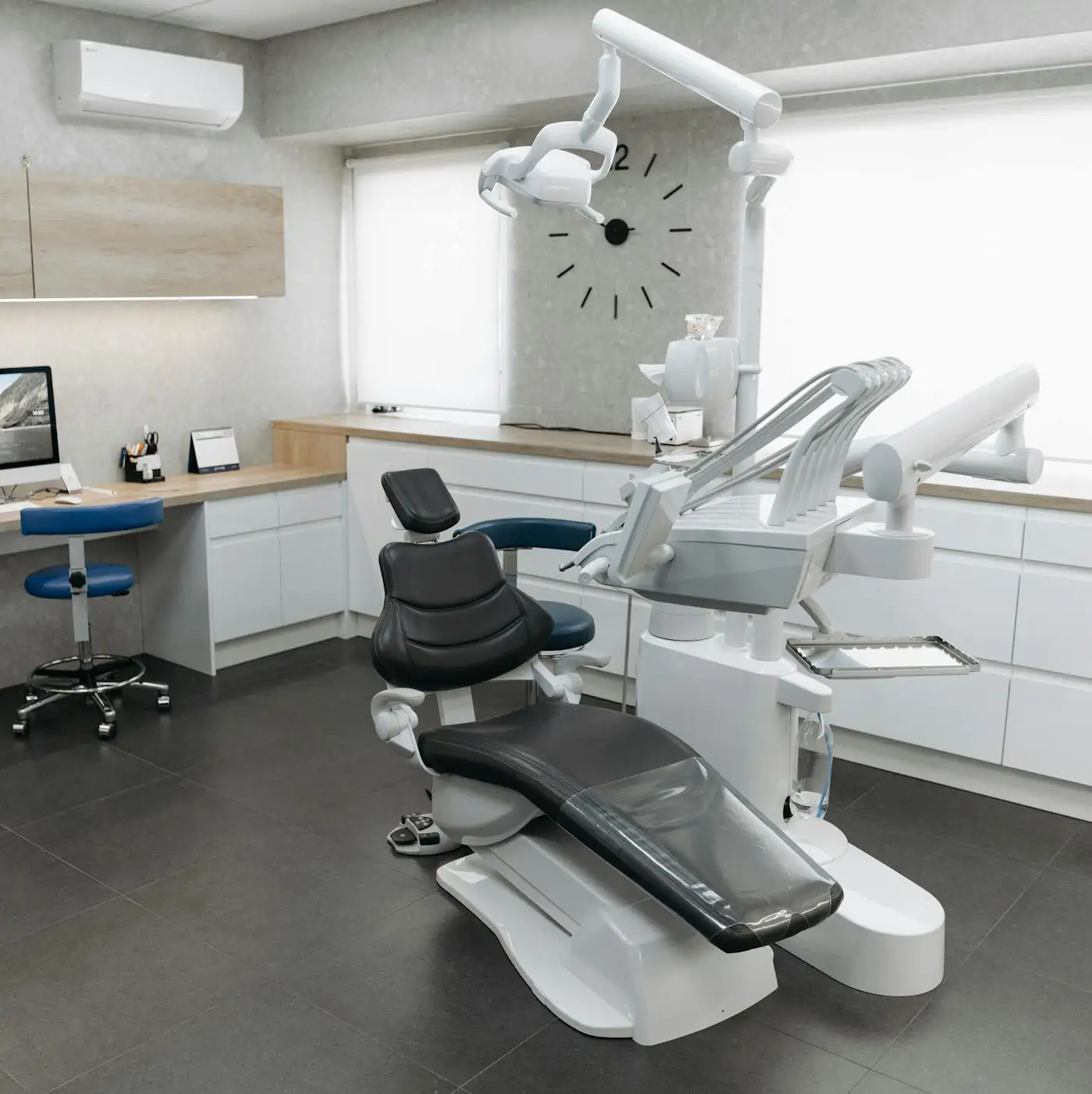 reupholstered dental chair