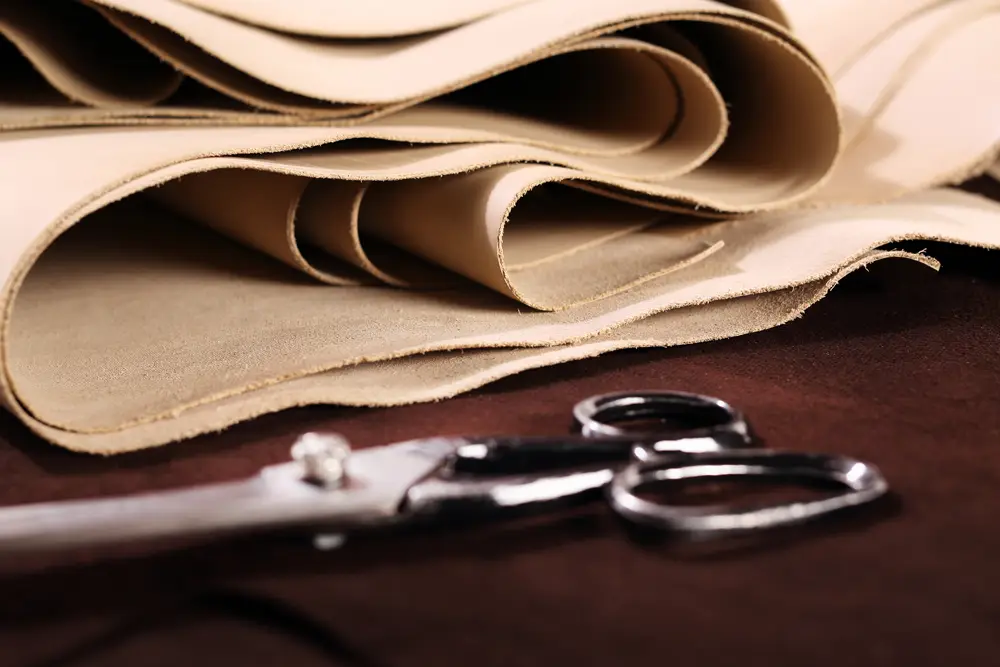 scissor and fabrics