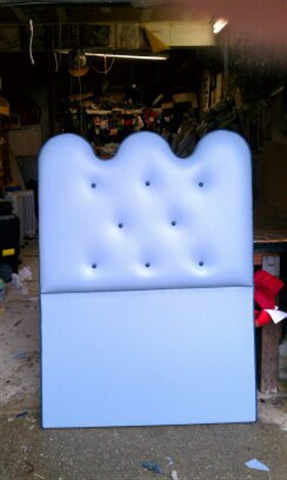 diner chair back light blue